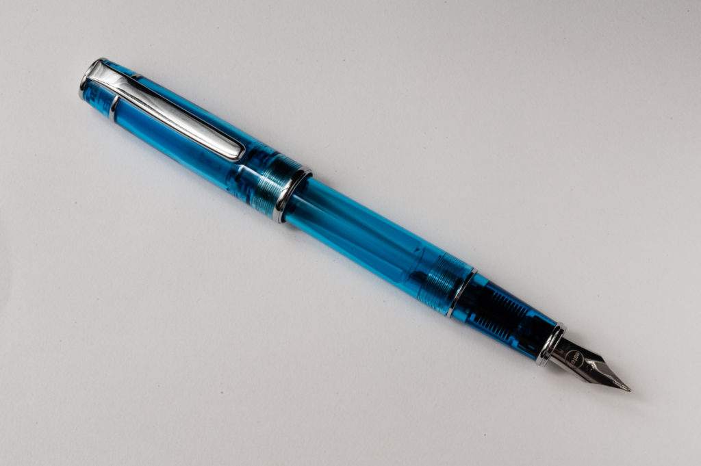 Pilot Prera Fountain Pen Fine Nib Nero Accents 60810 blu Ink 