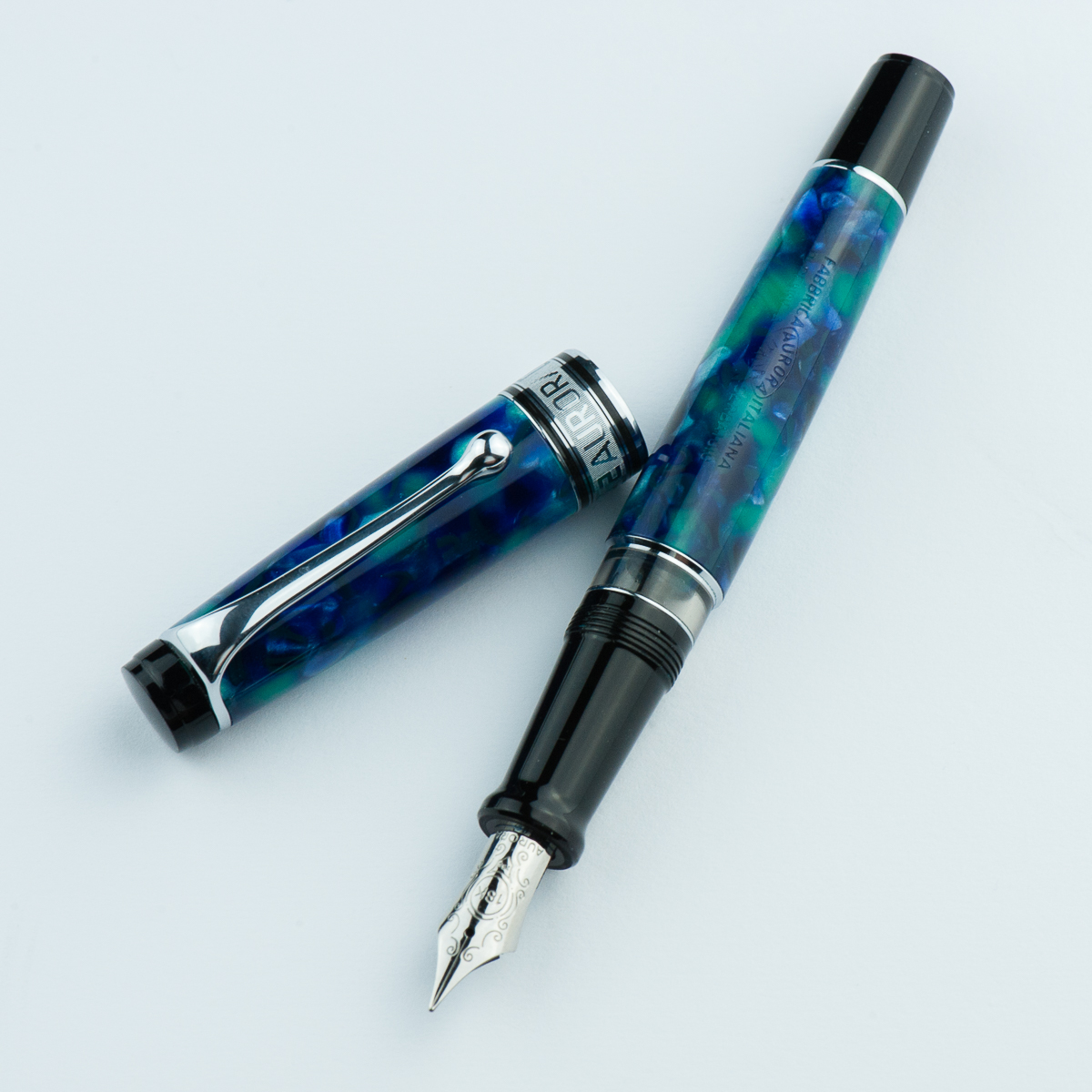 Aurora 88 Black w/ Chrome Trim Fountain Pen – The Nibsmith